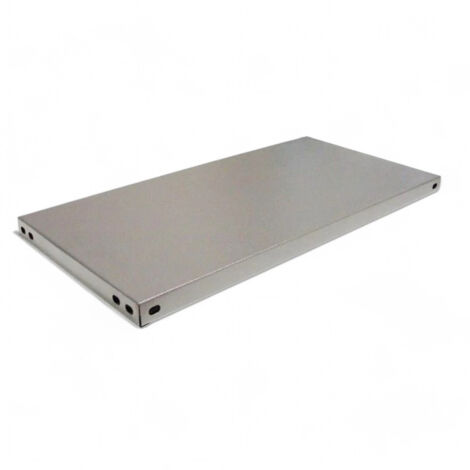 Ripiano unificato con rinforzo centrale per scaffali in metallo - 40x90 cm - portata 180 kg (1 rinforzo)