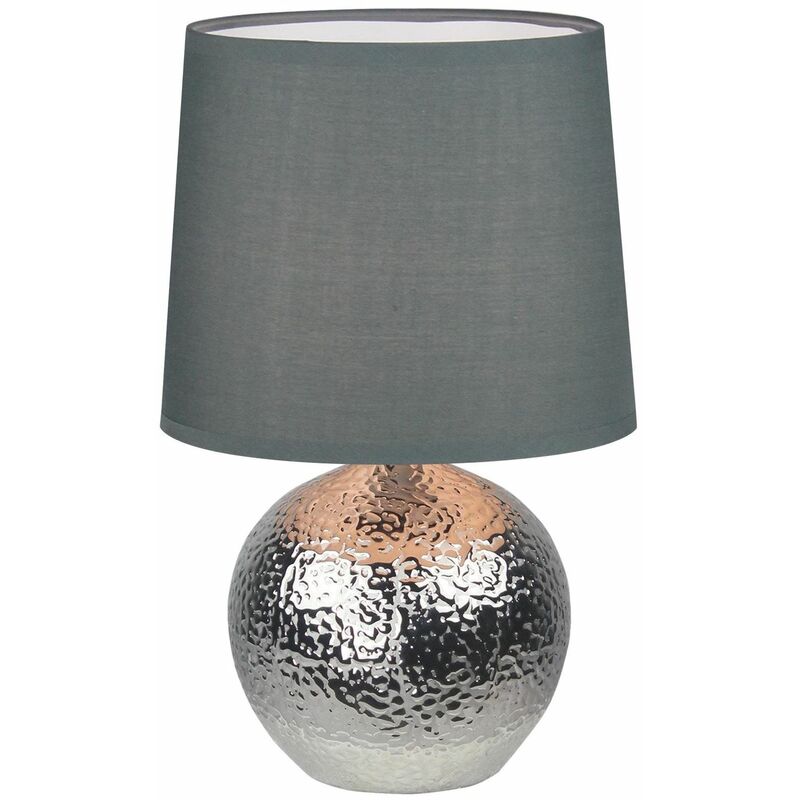 Ripley - Chrome Ceramic Lamp