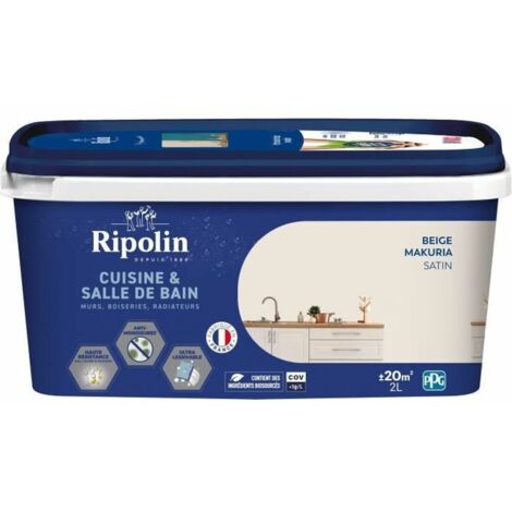 Ripolin Cucina e Bagno Vernice Beige Makuria 2L Satinato