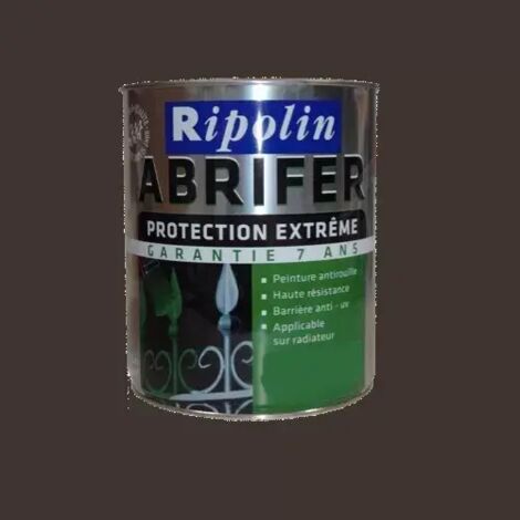 RIPOLIN Peinture Abrifer Protection Extrême Brun Normandie Brillant 0,5 L