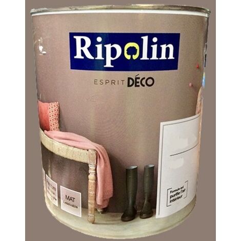 RIPOLIN Peinture Esprit Déco Canelle Mat 1 L