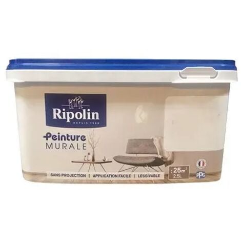 RIPOLIN Peinture Murale Blanc Satin 2,5 L