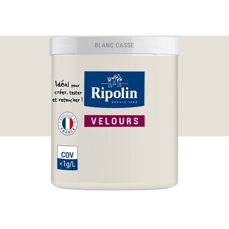RIPOLIN Testeur peinture blanc casse velours Interieur RIPOLIN 75 ml