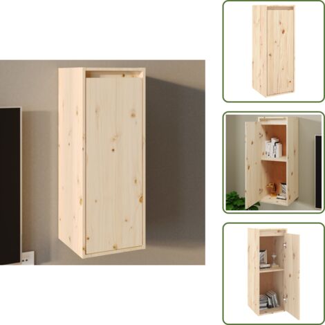 Ripostiglio - vidaXL Pensile 30x30x80 cm in Legno Massello di Pino - Oggetti da collezione