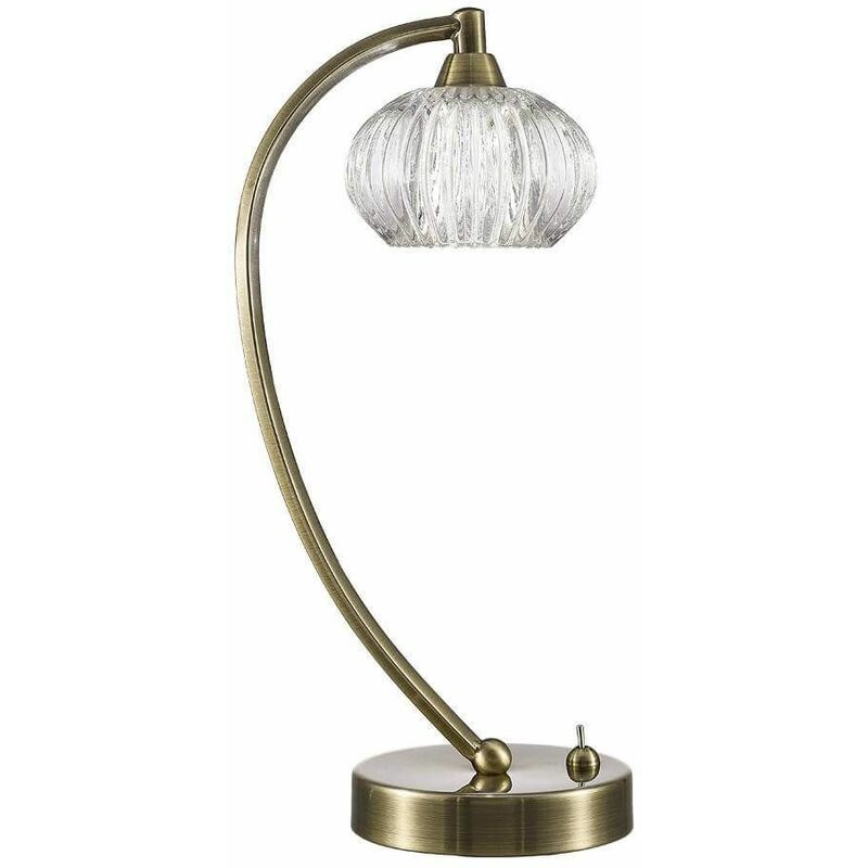 Ripple 1 Light Bronze Table Lamp