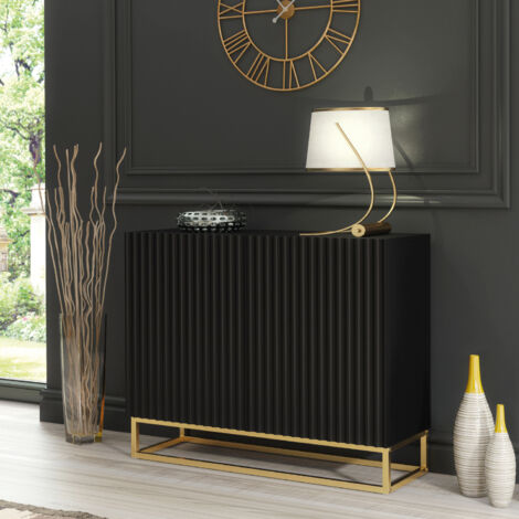Ripple Sideboard 100cm - Black