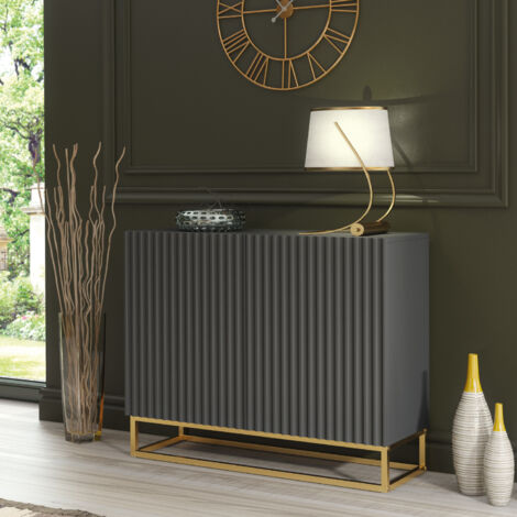 Ripple Sideboard 100cm - Dark Grey