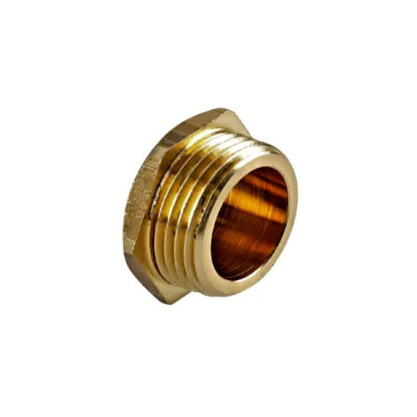 Riquier – Raccord laiton mâle 15x21 – Filetage plomberie pour systèmes de plomberie – Compatible avec conduits d'eau – 20g