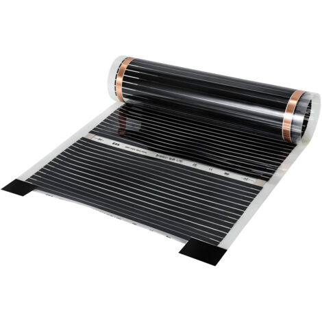 Riscaldamento a pavimento e parete con film riscaldante ad infrarossi: Calore nero. 200cmx50cm. 220W/m²
