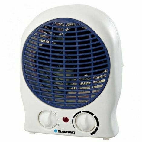 Termoventilatore elettrico antigelo termostato riscaldamento elettrico  regolabile riscaldamento a convezione, bianco, 450 watt, LxAxP 26,5x28x12cm