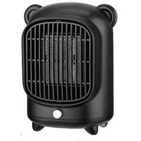 Riscaldatore con ventola in ceramica PTC 500W nero