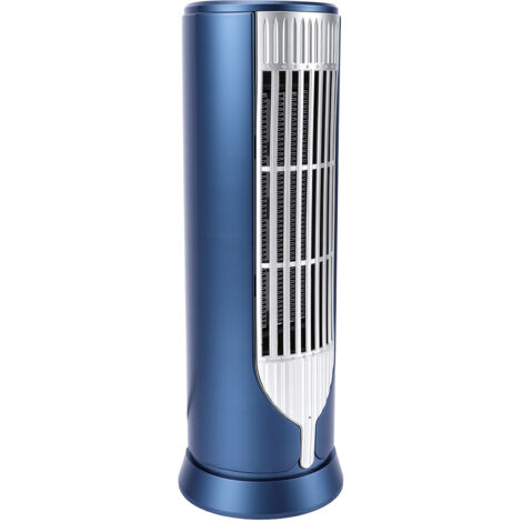 Riscaldatore da ufficio in ceramica PTC, 220 V, spegnimento automatico, risparmio energetico, riscaldamento rapido, per casa e ufficio, spina UE blu.