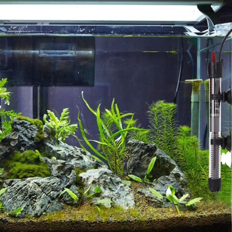 Riscaldatore d'acqua subacqueo da 25 W, mini riscaldatore per acquari con termostato e 2 ventose, riscaldatore d'acqua per acquari e vasche per pesci (30 l)