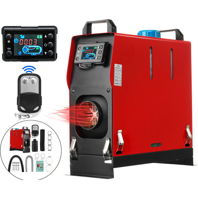 Image of Riscaldatore d'aria per auto diesel 8KW 12V Riscaldatore di parcheggio per riscaldatore d'aria lcd lbtn