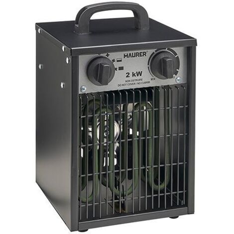RISCALDATORE ELETTRICO MAURER 1000/2000W INDUSTRIALE