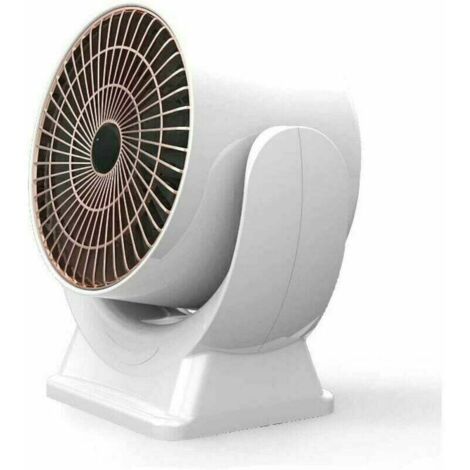Riscaldatore elettrico portatile silenzioso in ceramica per bagno, mini termoventilatore, bianco