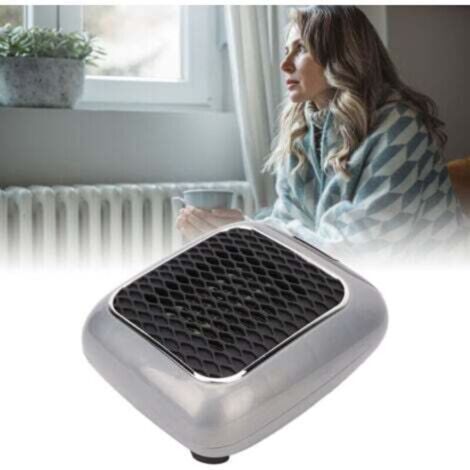 Riscaldatore elettrico silenzioso, 110-240 V, ignifugo, controllo della temperatura, per camera da letto e ufficio, spina UE