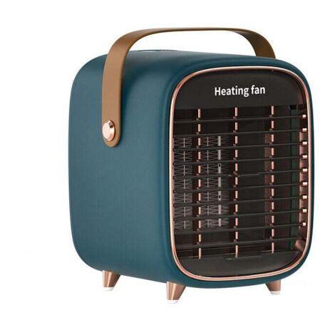 Riscaldatore elettrico Ulisem Mini riscaldatore da tavolo silenzioso Ventilatore d'aria calda Piccolo riscaldatore domestico Riscaldatore elettrico per camera da letto 90240V/5060HZ