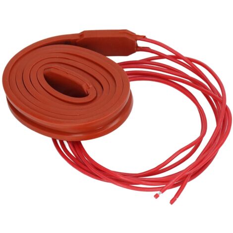 Riscaldatore flessibile impermeabile con isolamento morbido in silicone per tubo dell'olio 15x1000mm 40w DC24V