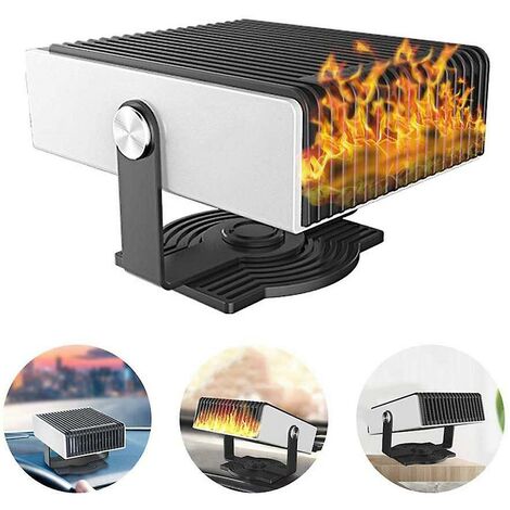 Riscaldatore per auto, 12v / 24v Riscaldatore per auto Sbrinatore per parabrezza con ventola dontodent