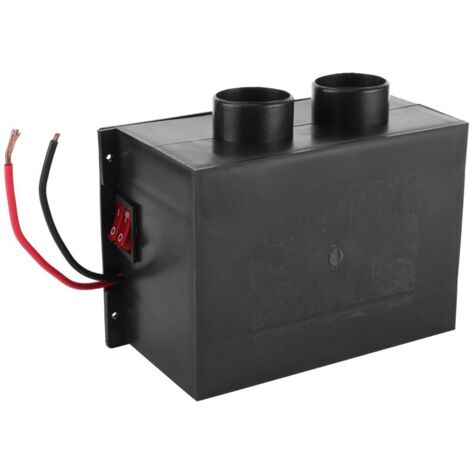Riscaldatore per auto Eosnow 12V 600W, 2 fori, portatile, riscaldamento rapido, antigelo, universale, silenzioso, per l'inverno