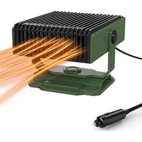 Riscaldatore per auto, riscaldatore portatile per auto da 12 V e 150 W, sbrinatore antiappannamento per parabrezza, riscaldatore portatile per accendisigari, termoventilatore per auto per tutte le aut