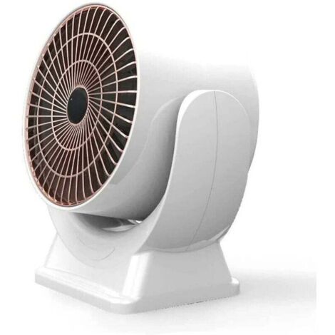 Riscaldatore portatile da campeggio a risparmio energetico, aria calda veloce, mini riscaldatore elettrico per uso domestico, ufficio, piccoli elettrodomestici, bianco