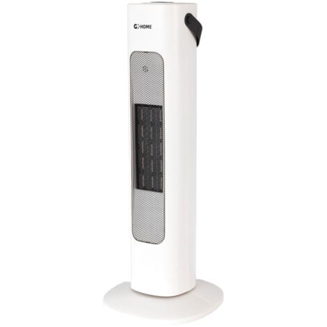 OMISOON Stufetta Elettrica Basso Consumo 2000W, ECO Termoventilatore, PTC,  90°Oscillazione , 24H Timer , Regolazione del vento, Protezione Multipla,  Telecomando, 4 Modalità, Casa, Ufficio