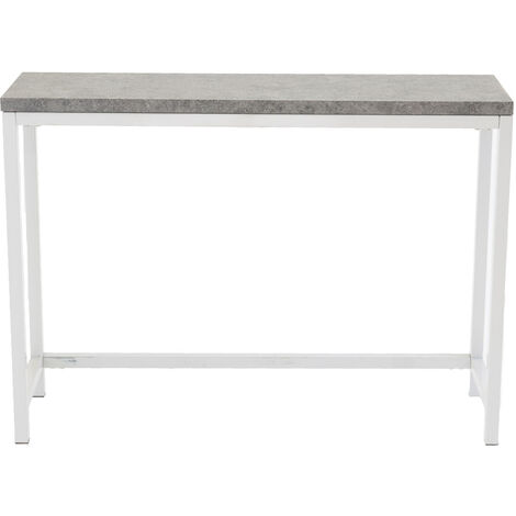 Rise Konsolentisch 30x110 cm Beton dekor, weiß.
