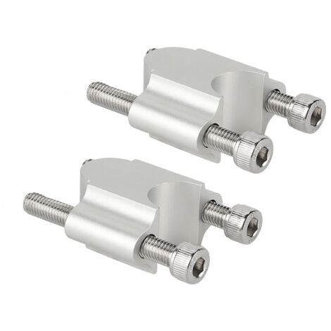 Riser manubrio universale in lega di alluminio 7/8 '' 22mm Morsetto rialzato per moto (placca)