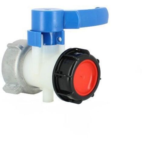 ®RisingFF Accessoires de vanne, écrou S75X6 et sortie S60X6, vanne papillon DN50, version en alliage d'aluminium.