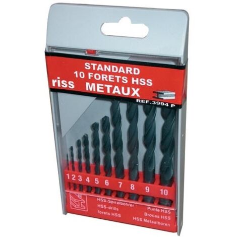 RISS - Forets hss laminé coffret 10p.sc