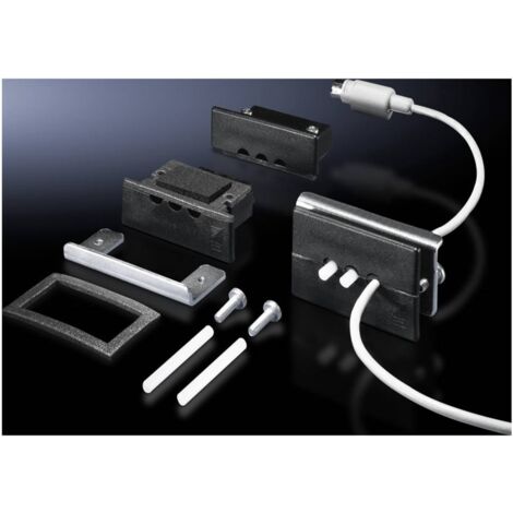 Rittal 2400.500 piastra passacavi nera 3 cavi 4-6 mm