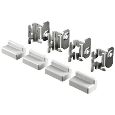 RITTAL 2433000 LOT DE 4 SUPPORTS MURAUX EN ACIER INOXYDABLE 10 MM 2433010