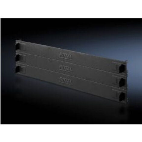 Rittal 7151.305 porta accessori di copertura per pannello cieco entro 482,6 mm, 19Z, 48,26 cm, piano di montaggio senza attrezzi