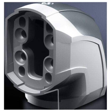 Rittal CP 6206.600 Adaptateur d'angle aluminium, plastique gris clair (RAL 7035) 1 pc(s)