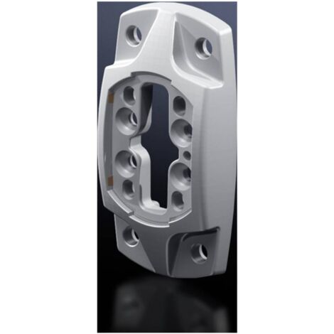 Rittal CP 6206.820 Ganasce di fissaggio fisso Alluminio Grigio (RAL 7035) 1 pz.