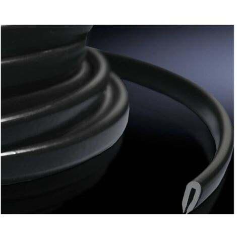 Rittal DK 7072.100 Paraspigoli PVC Nero 10 m