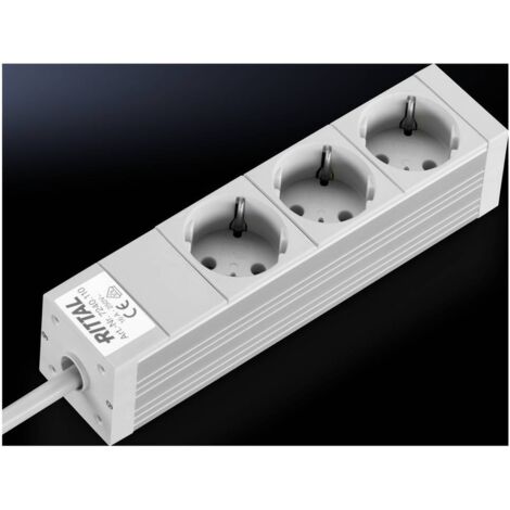 Rittal DK 7240.110 Multipresa 3 vani Alluminio 1 pz.