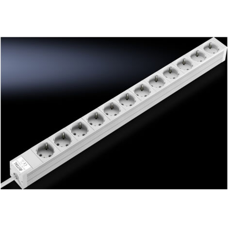 Rittal DK 7240.310  Steckdosenleiste 12-fach Aluminium   1 St.