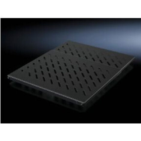 Rittal Étagère de Rack noire 484 mm acier robuste