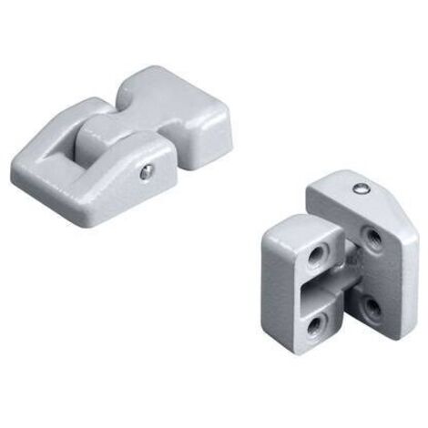 Rittal GA 9123000 Cerniera Alluminio Grigio (RAL 7001) 2 pz.