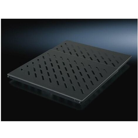 RITTAL Geräteboden 0,5HE ABST:400-600mm Metall sw RAL9005 DK5501.655 - schwarz