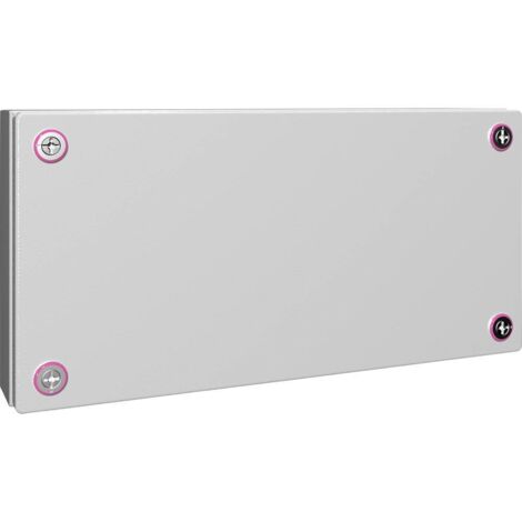 Rittal KX 1518.000 Contenitore da installazione, Contenitore da parete 400 x 200 x 80 Lamiera d'acciaio Grigio luminesc