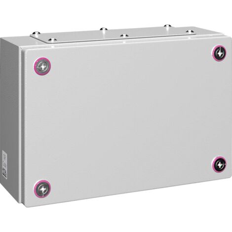 Rittal KX 1531.000 Contenitore da installazione, Contenitore da parete 300 x 200 x 120 Lamiera d'acciaio Grigio lumines