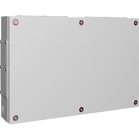 Rittal KX 1540.000 Contenitore da installazione, Contenitore da parete 600 x 400 x 120 Lamiera d'acciaio Grigio lumines