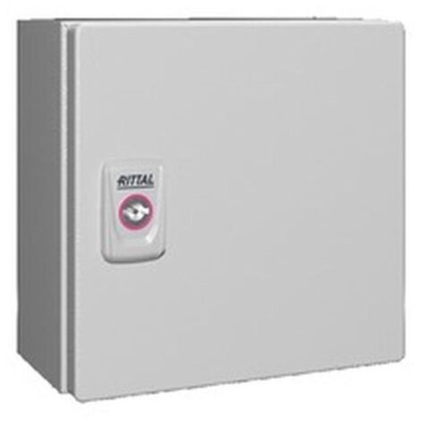 Rittal KX 1549.000 Installations-Gehäuse, Wand-Gehäuse 200 x 200 x 120 Stahlblech Lichtgrau (RAL 703
