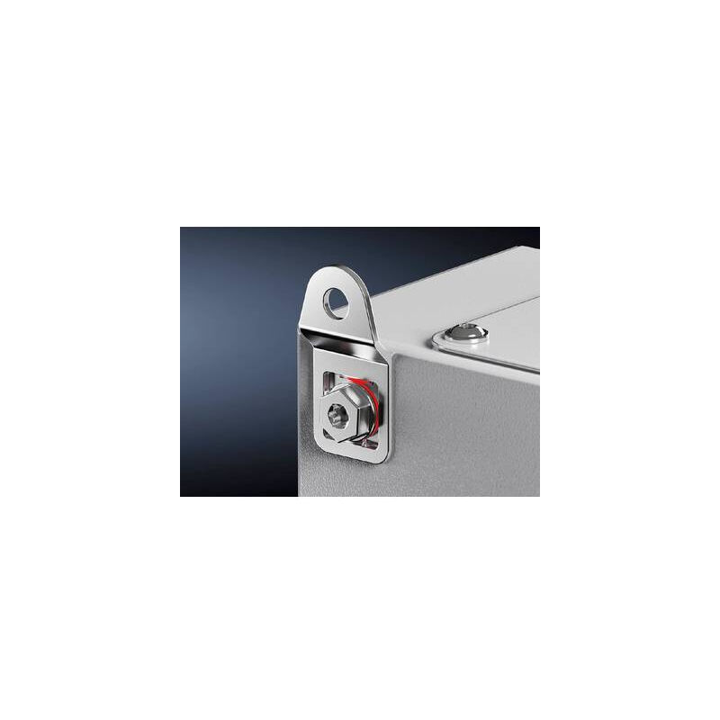 Rittal Kx 1590.010 Support Mural Tôle Dacier Argent 4 Pc(S) 1590010