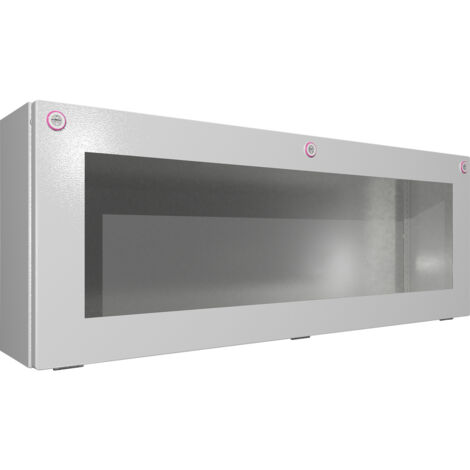Rittal KX 1613.000 Installations-Gehäuse, Wand-Gehäuse 800 x 300 x 155 Stahlblech Lichtgrau (RAL 703