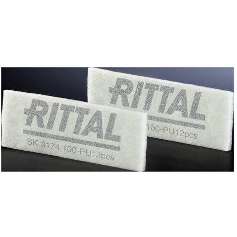 Rittal SK 3174.100 Filtre de remplacement (l x H x P) 264 x 95 x 17 mm 12 pc(s) Y354822